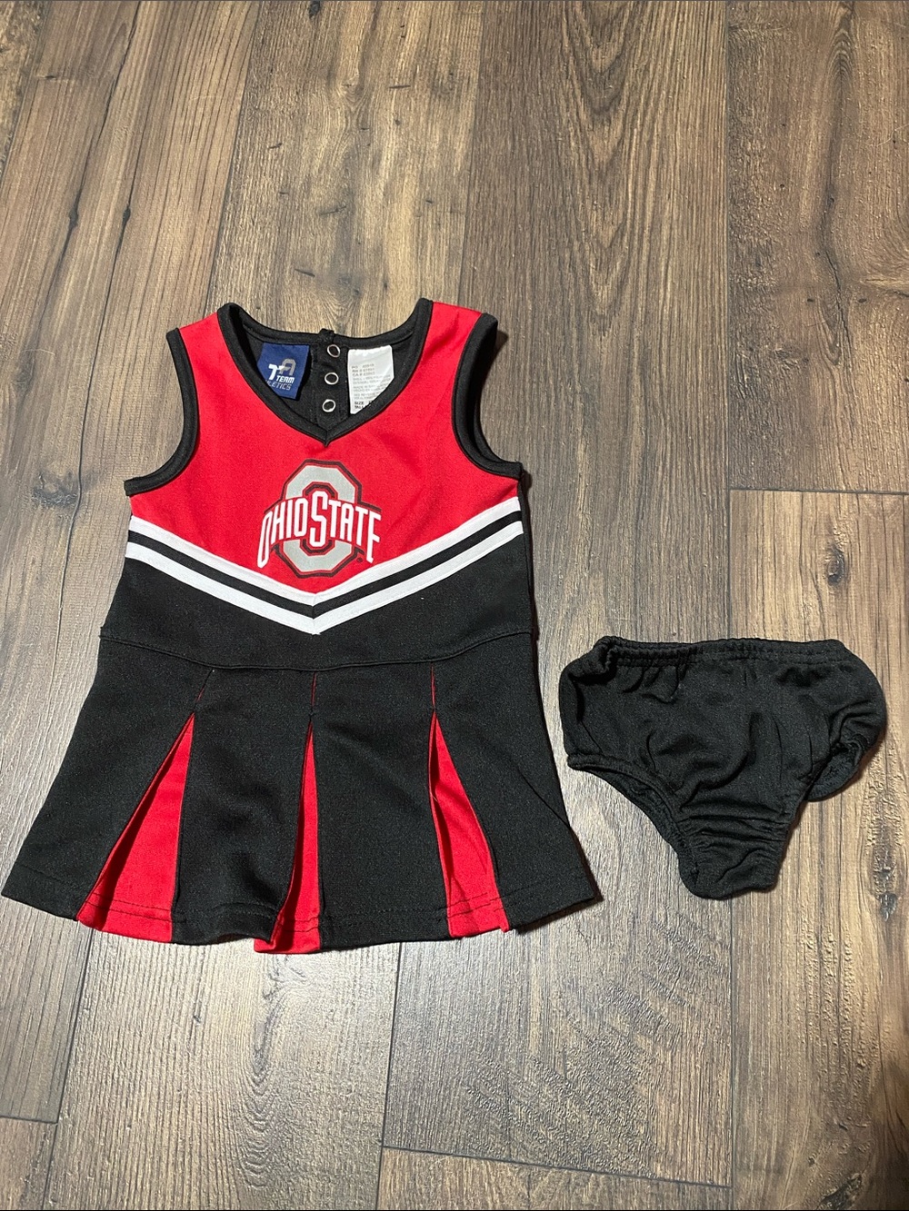 Ohio State Red & Black Cheer Dress Set